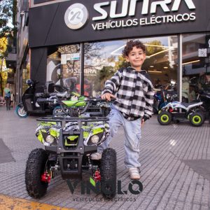 Mini Cuatri Electrico Sunra Atv 800w Niños + Casco / G