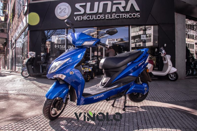 Moto Electrica Sunra Hawk Usada Gel Baterias Nuevas / G