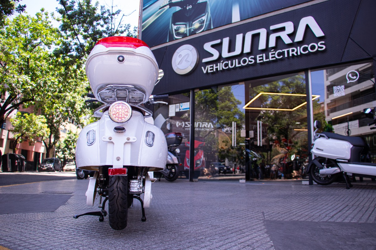 Moto Eléctrica Vintage Litio Sunra 3000w + Casco Y Envio / M - Imagen 6