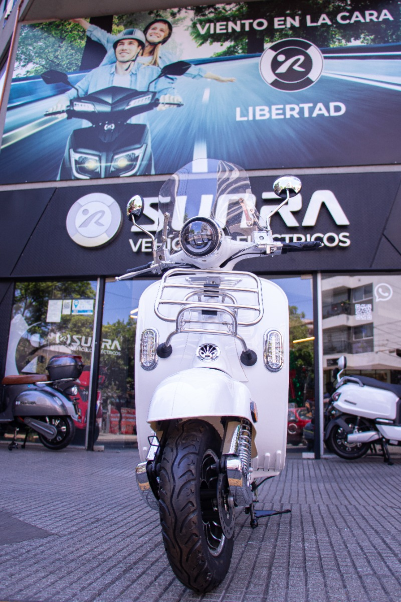 Moto Eléctrica Vintage Litio Sunra 3000w + Casco Y Envio / M - Imagen 12