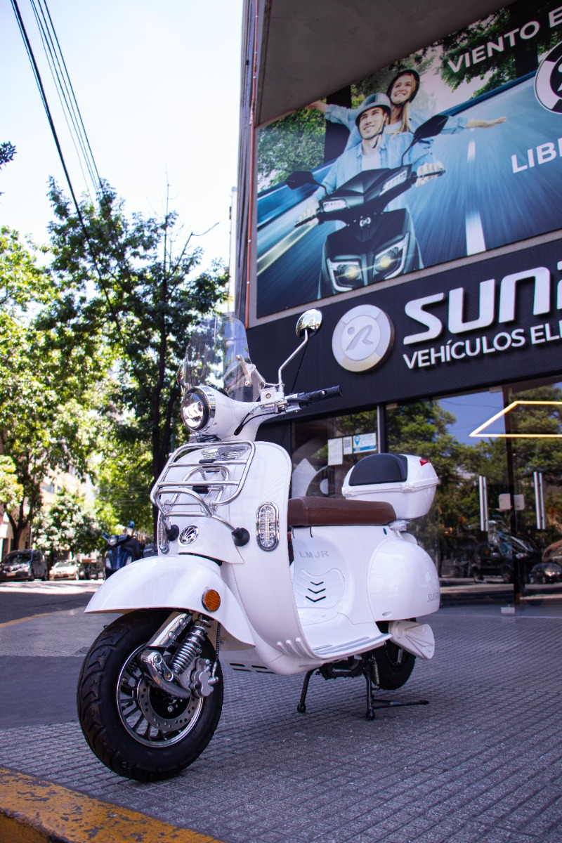 Moto Eléctrica Vintage Litio Sunra 3000w + Casco Y Envio / M - Imagen 9