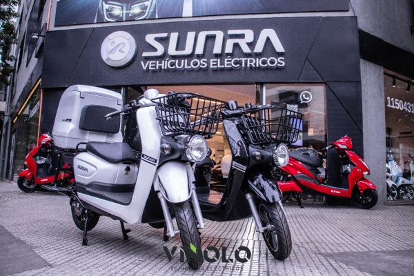 Scooter Electrica Sunra Caguu Delivery Casco + Envio / G - Imagen 3