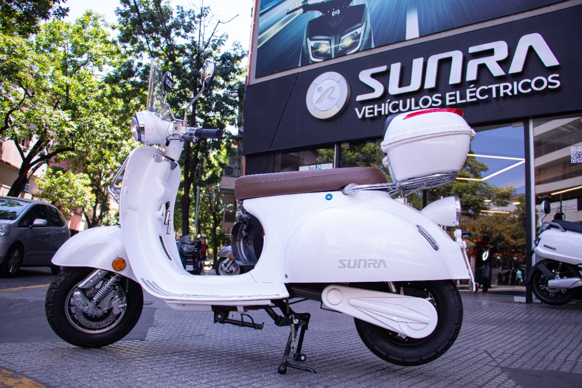 Moto Eléctrica Vintage Litio Sunra 3000w + Casco Y Envio / M - Imagen 10