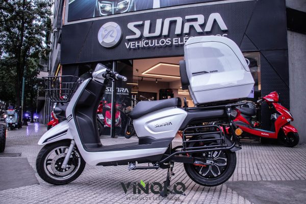 Moto Delivery Electrica Sunra Caguu 50km Caja Termica / E - Imagen 2
