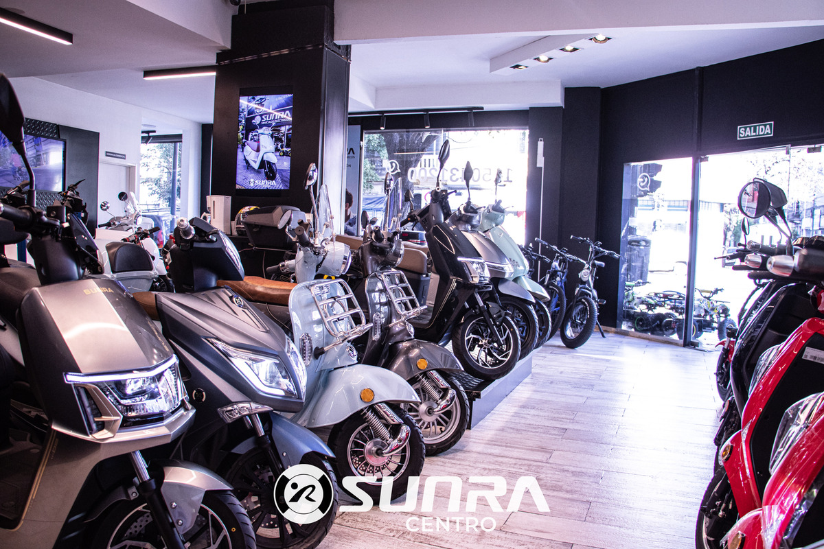 Scooter Electrico Sunra Hawk Litio Usada Negro + Casco / E - Imagen 8