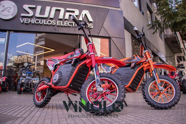 Moto Mini Electrica Sunra 1000w + Casco Envios / E - Imagen 3