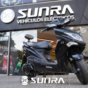 Scooter Electrico Sunra Hawk Litio Usada Negro + Casco / E