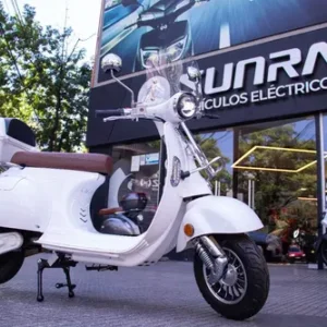 Moto Eléctrica Vintage Litio Sunra 3000w + Casco Y Envio / M