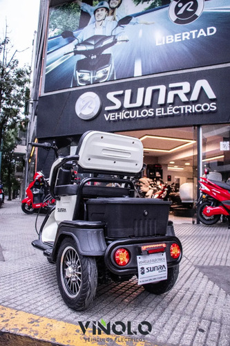 Triciclo Electrico A6 Sunra Ideal Jubilados + Casco / M - Imagen 10