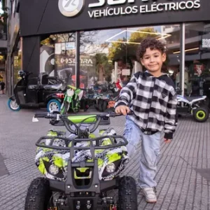 Mini Atv 800w Cuatriciclo Sunra Para Niños + Camiseta / M