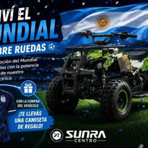 Mini Cuatri Sunra Electrico 800w No Ruido No Nafta / E