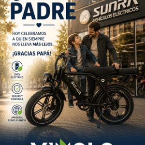 Bicicleta V8 Sunra Scooter Electrica Doble Asiento Envio / E