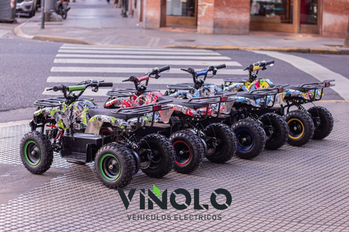 Mini Atv 800w Cuatriciclo Sunra Para Niños + Casco / G - Imagen 4