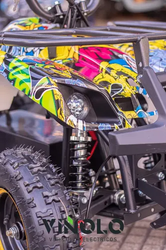Mini Atv 800w Cuatriciclo Sunra Para Niños + Casco / G - Imagen 8