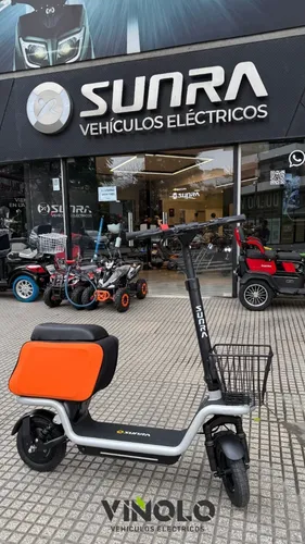Monopatín Electrico Sunra S20 Con Asiento Baulera / M - Imagen 9