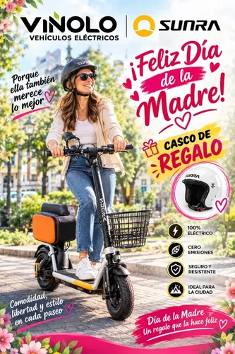 Monopatin Con Asiento Sunra S20 Con Baulera Envios / M