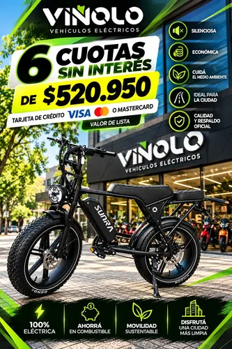 Scooter Bicicleta Electrica Sunra V8 1000w M