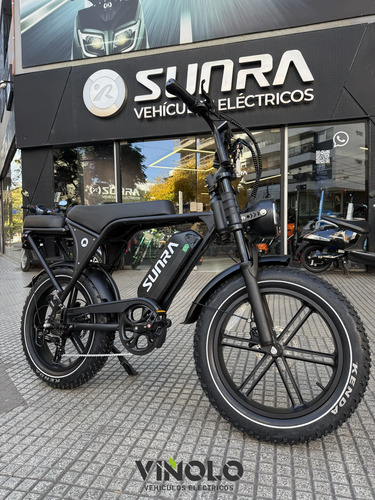 Bicicleta Scooter Dos Asientos V8 Eléctrica Sunra 1000w M - Imagen 2