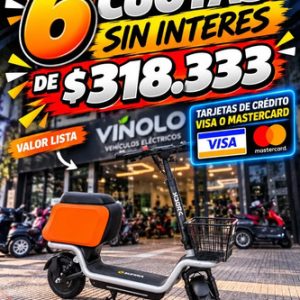 Monopatín Electrico Sunra S20 Con Asiento Baulera / M