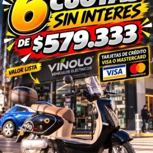 Scooter Electrico Sunra Amalfi 1500w Con Baulera Envios M