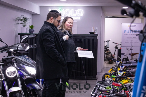 Bicicleta Scooter Dos Asientos V8 Eléctrica Sunra M - Imagen 20