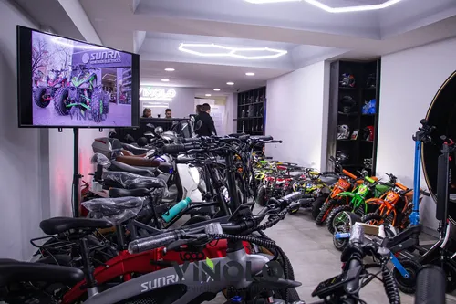 Bicicleta Scooter Dos Asientos V8 Eléctrica Sunra / E - Imagen 11
