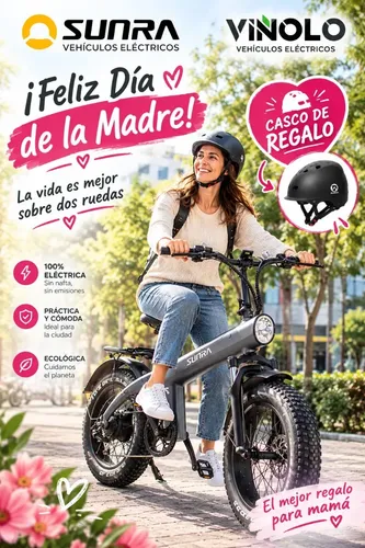 Bicicleta Eléctrica Sunra Q3 Bicicleta 750w + Envio M